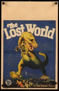 8b064 LOST WORLD WC '25 Willis O'Brien, Sir Arthur Conan Doyle, great dinosaur images!