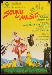 8c107 SOUND OF MUSIC Finnish '65 classic artwork of Julie Andrews by Howard Terpning!