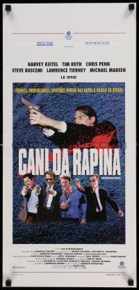 8c493 RESERVOIR DOGS Italian locandina '93 Quentin Tarantino, Harvey Keitel, Buscemi, Chris Penn!