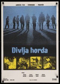 8c642 WILD BUNCH Yugoslavian 20x28 '69 Sam Peckinpah classic, William Holden & Ernest Borgnine!