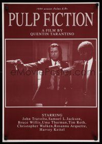 8d660 PULP FICTION Argentinean commercial '94 John Travolta and Samuel L. Jackson with guns!