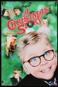 8d537 CHRISTMAS STORY 24x36 commercial poster '00s Peter Billingsley & cast, but no Santa!