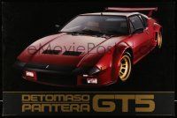 8d550 DETOMASO PANTERA GT5 24x36 commercial poster '80s cool image of the red sports car!