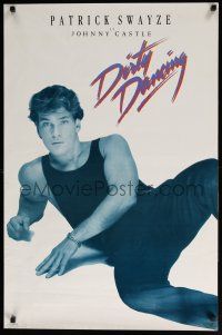 8d551 DIRTY DANCING 23x35 commercial poster '87 image of Patrick Swayze!
