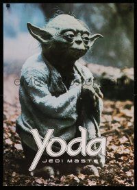 8d555 EMPIRE STRIKES BACK 20x28 commercial poster '80 George Lucas classic, Jedimaster Yoda!