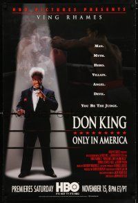 8d712 DON KING: ONLY IN AMERICA tv poster '97 Ving Rhames as the controversial boxing promoter!