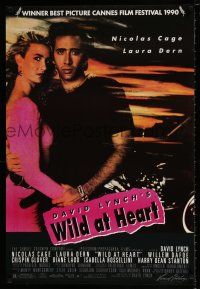 8d847 WILD AT HEART REPRO 25x37 special '90 David Lynch, image of Nicolas Cage & Laura Dern!