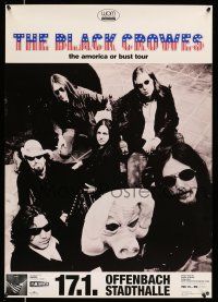 8d224 BLACK CROWES 24x33 German music poster '94 The Amorica or Bust tour, cool and image!