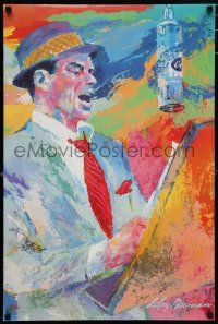 8d273 FRANK SINATRA 20x30 music poster '93 colorful Leroy Neiman art of classic crooner!