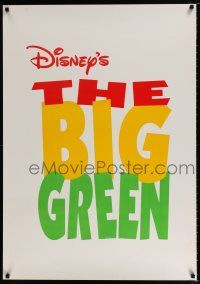 8d383 BIG GREEN 28x40 special '95 Walt Disney teen soccer movie starring Steve Guttenberg!