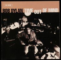 8d255 BOB DYLAN 2-sided 12x12 music poster '97 Time Out of Mind, image playing guitar!