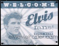 8d399 ELVIS PRESLEY 17x22 special '01 welcome fans of the King, cool portrait!