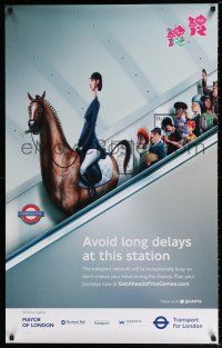 8d095 TRANSPORT FOR LONDON horse style 25x40 English travel poster '12