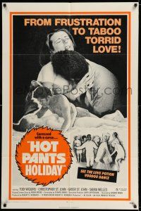 8f415 HOT PANTS HOLIDAY 1sh '71 voodoo sex, from frustration to taboo torrid love!