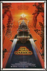 8f536 MAD MAX 2: THE ROAD WARRIOR 1sh '82 Mel Gibson returns in the title role, art by Commander!