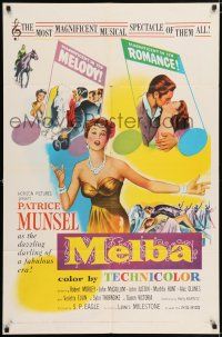 8f559 MELBA 1sh '53 Patrice Munsel, in most magnificent musical spectacle of them all!