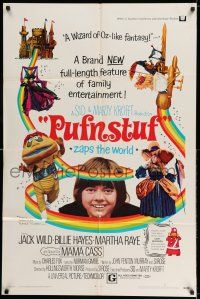 8f677 PUFNSTUF 1sh '70 Sid & Marty Krofft musical, wacky images of characters!