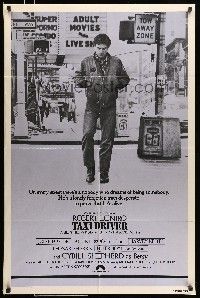 8f875 TAXI DRIVER int'l 1sh '76 classic Peellaert art of Robert De Niro, directed by Martin Scorsese