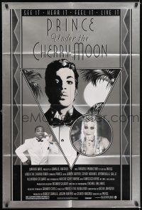 8f926 UNDER THE CHERRY MOON 1sh '86 cool art deco style artwork of Prince!