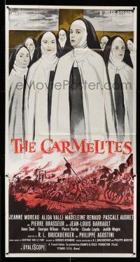 8g637 CARMELITES  3sh '60 art of French Catholic nuns Jeanne Moreau & Alida Valli!