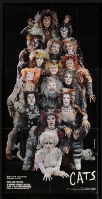 8g640 CATS stage play 3sh '87 Andrew Lloyd Webber Broadway classic, cast portrait by Martha Swope!