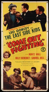 8g648 COME OUT FIGHTING 3sh '45 Leo Gorcey, Huntz Hall, East Side Kids, boxing & gambling!