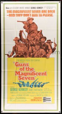 8g719 GUNS OF THE MAGNIFICENT SEVEN 3sh '69 they're back and they don't aim to please!