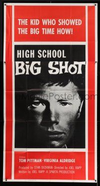 8g731 HIGH SCHOOL BIG SHOT 3sh '59 Roger Corman, the kid who showed the big time how!
