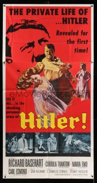8g732 HITLER 3sh '62 Richard Basehart in title role as Adolf, revealed for the first time!
