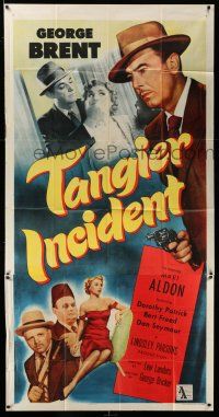 8g914 TANGIER INCIDENT 3sh '53 George Brent, Mari Aldon & Dorothy Patrick in Africa, film noir!