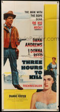 8g926 THREE HOURS TO KILL 3sh '54 Dana Andrews is the man with the rope scar on his neck!