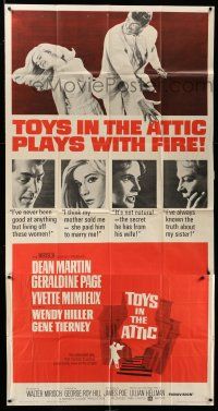 8g942 TOYS IN THE ATTIC 3sh '63 Yvette Mimieux, Dean Martin, Geraldine Page, it plays with fire!