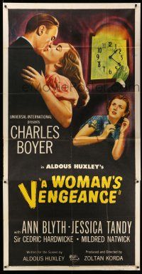 8g988 WOMAN'S VENGEANCE 3sh '47 Charles Boyer, Jessica Tandy, Ann Blyth, written by Aldous Huxley!