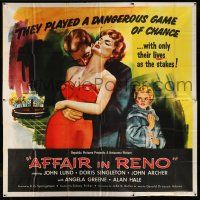 8g340 AFFAIR IN RENO 6sh '57 they played a dangerous three-way triangle gambling game of chance!