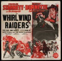 8g380 CHARLES STARRETT 6sh '52 The Durango Kid & Smiley Burnette in Whirlwind Raiders!
