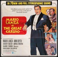 8g418 GREAT CARUSO 6sh R70 huge close up of singer Mario Lanza & with pretty Ann Blyth!