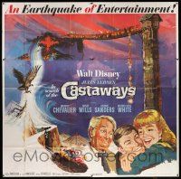 8g435 IN SEARCH OF THE CASTAWAYS 6sh '62 Jules Verne, Mills, an earthquake of entertainment, rare!