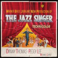 8g441 JAZZ SINGER 6sh '53 Danny Thomas, Peggy Lee, based on classic Samson Raphaelson play!
