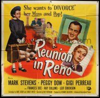 8g503 REUNION IN RENO 6sh '51 Mark Stevens, Peggy Dow, she wants to divorce her mom & pop, rare!