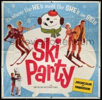 8g524 SKI PARTY 6sh '65 Frankie Avalon, Dwayne Hickman, where the he's meet the she's on skis!