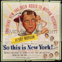 8g527 SO THIS IS NEW YORK 6sh '48 Henry Morgan, Rudy Vallee, Hugh Herbert, sexy Virginia Grey, rare