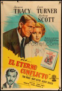 8g150 CASS TIMBERLANE Argentinean '48 Spencer Tracy proposes to much younger beautiful Lana Turner!