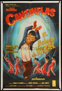 8g161 EL BOLERO DE RAQUEL Argentinean R70s wonderful art of Cantinflas & sexy dancing girls!