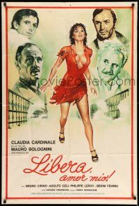 8g184 LIBERA MY LOVE Argentinean '75 Bolognini, art of sexy Claudia Cardinale & her male co-stars!
