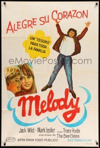 8g188 MELODY Argentinean '71 Mark Lester, the stars of Oliver are backed up by the Bee Gees!