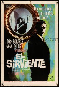 8g209 SERVANT Argentinean '64 Dirk Bogarde, written by Harold Pinter, directed by Joseph Losey!