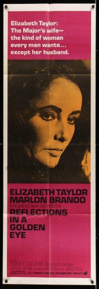 8g317 REFLECTIONS IN A GOLDEN EYE set of 3 door panels '67 Elizabeth Taylor, Julie Harris, Keith