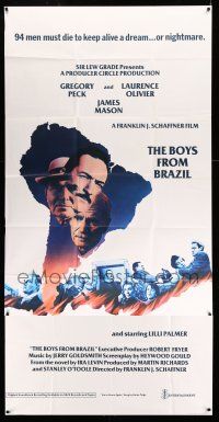 8g245 BOYS FROM BRAZIL English 3sh '78 Gregory Peck is a Nazi on the run from Laurence Olivier!