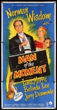 8g256 MAN OF THE MOMENT English 3sh '55 art of Norman Wisdom, Lana Morris & Belinda Lee!
