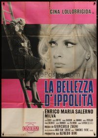 8g103 SHE GOT WHAT SHE ASKED FOR Italian 1p '62 sexy blonde Gina Lollobrigida full-length & c/u!